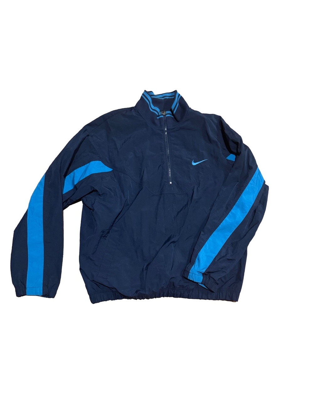 Vintage 90’sNikeNavy Blue Half-Zip Windbreaker
